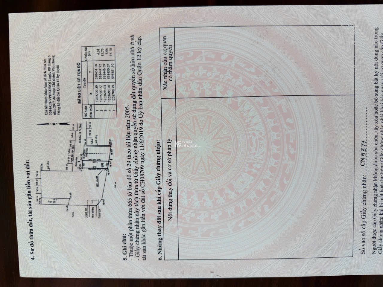 ĐẤT THỔ CƯ TA20, THỚI AN, Q12 4X15M ĐƯỜNG OTO, HỆ SỐ 3.5 4.X TỶ