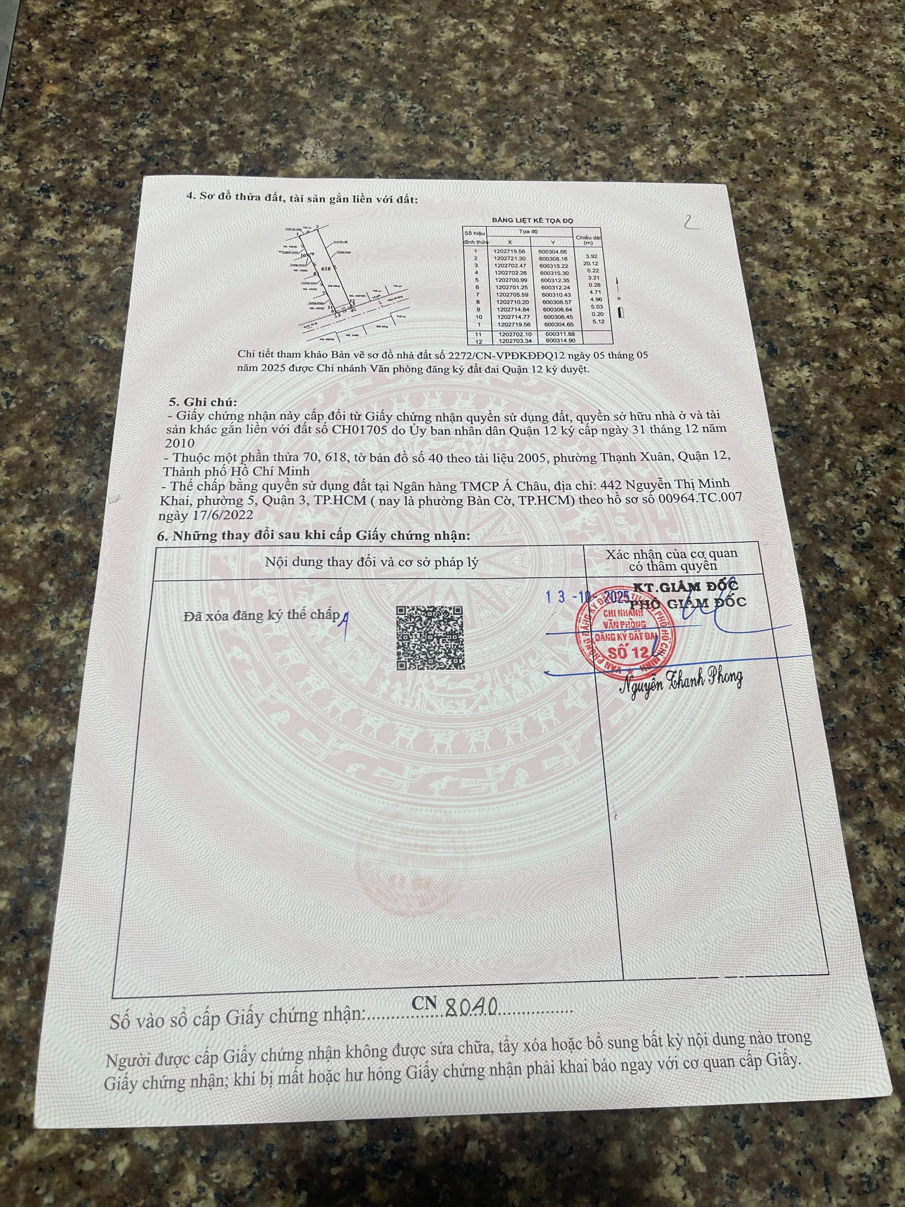 24/7: HOT BÁN ĐẤT THẠNH XUÂN 22, Q12 BANK ĐỊNH GIÁ 3,6 TỶ BÁN GIÁ 4,1 TỶ TL.