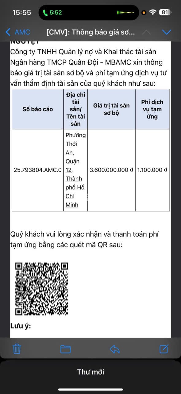 24/7: HOT BÁN ĐẤT THẠNH XUÂN 22, Q12 BANK ĐỊNH GIÁ 3,6 TỶ BÁN GIÁ 4,1 TỶ TL.