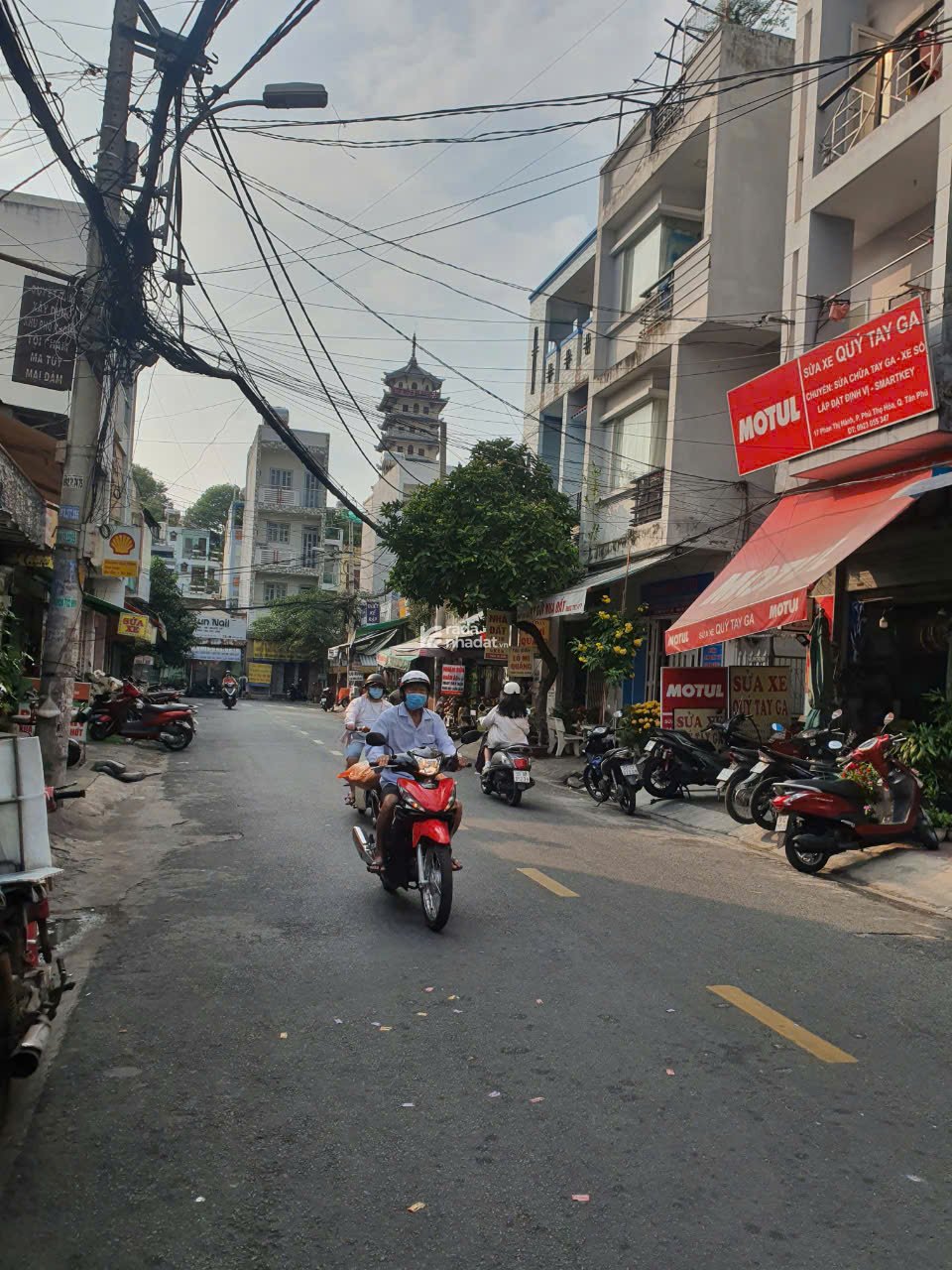 CHO THUÊ  NHÀ MẶT TIỀN PHAN THỊ HÀNH, TÂN PHÚ, DT 4 X 13M, NHÀ 1 LỬNG, GIÁ 12TR/TH
