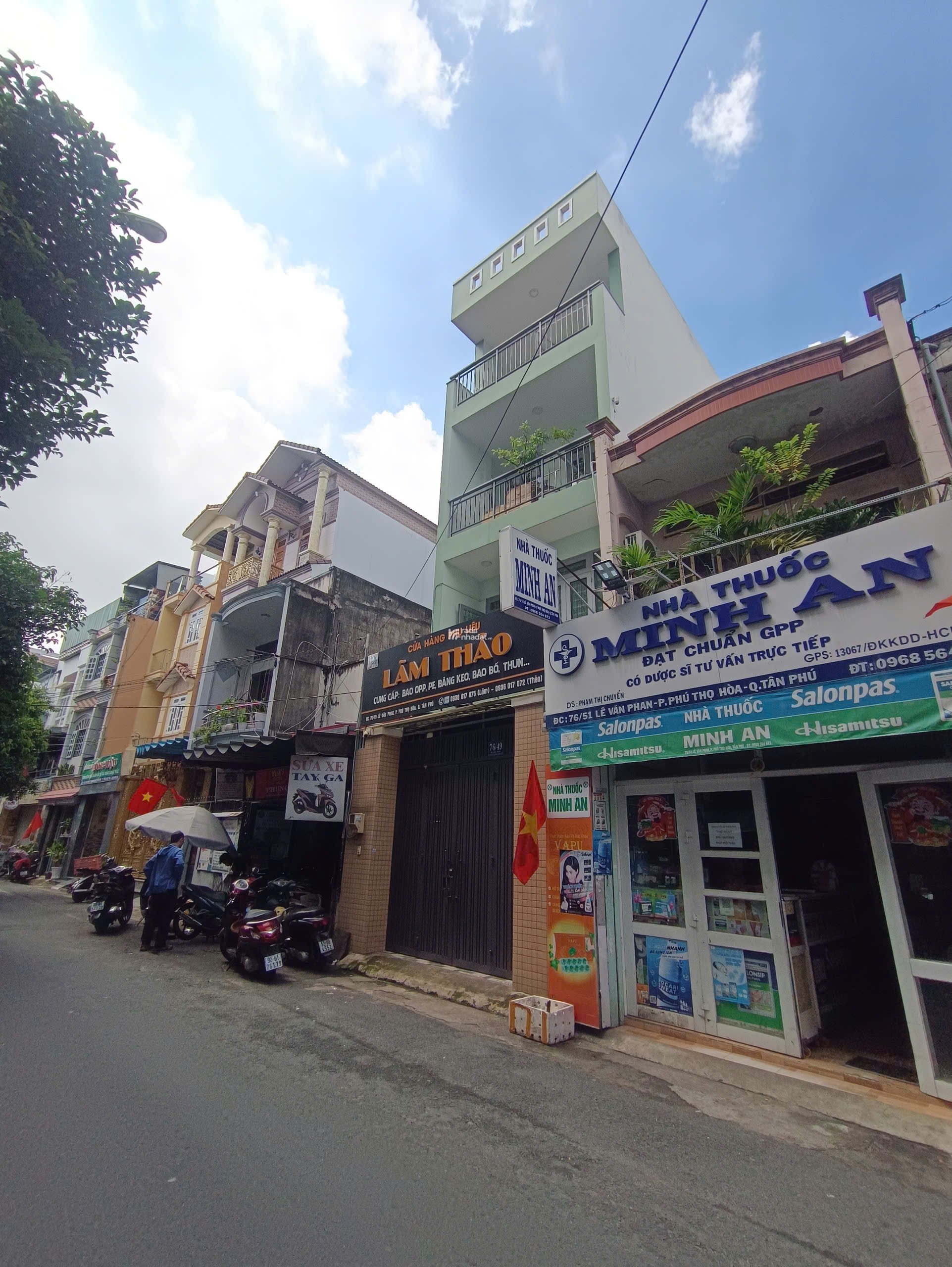 Bán nhà mặt tiền nội bộ Đường Vườn Lài- Nguyễn Xuân Khoát, DT: 4m x 20,5m, Giá:9,2 tỷ