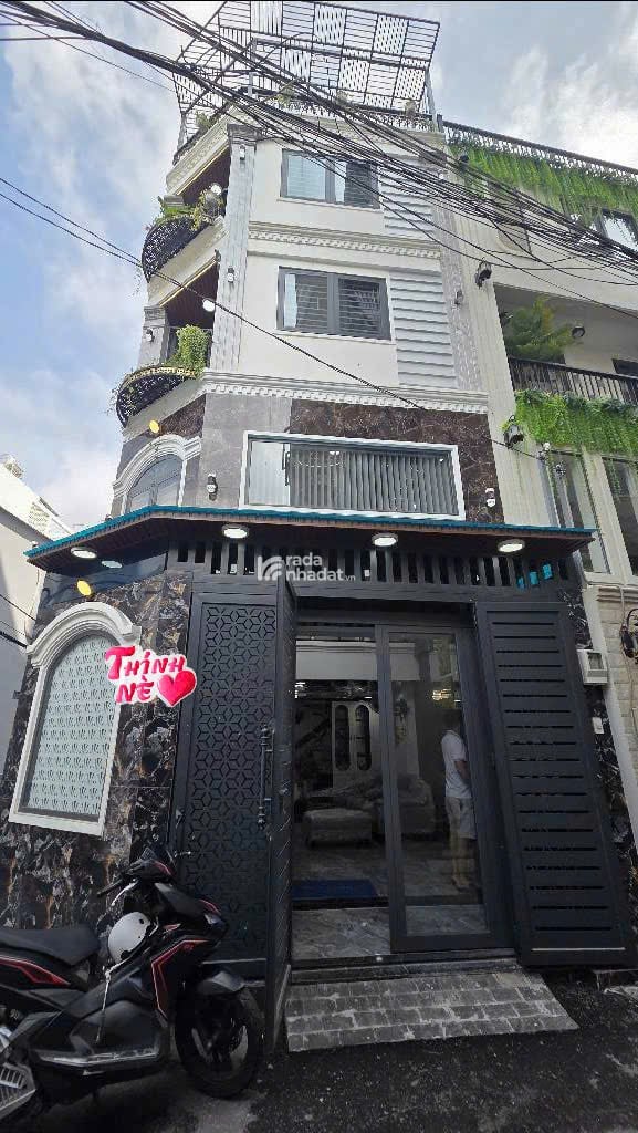 Nhà mới 5 tầng  2 mặt hẻm xe hơi  Nguyễn Tư Giản  P12  Gò Vấp  47m2  Giá 7.3 tỷ