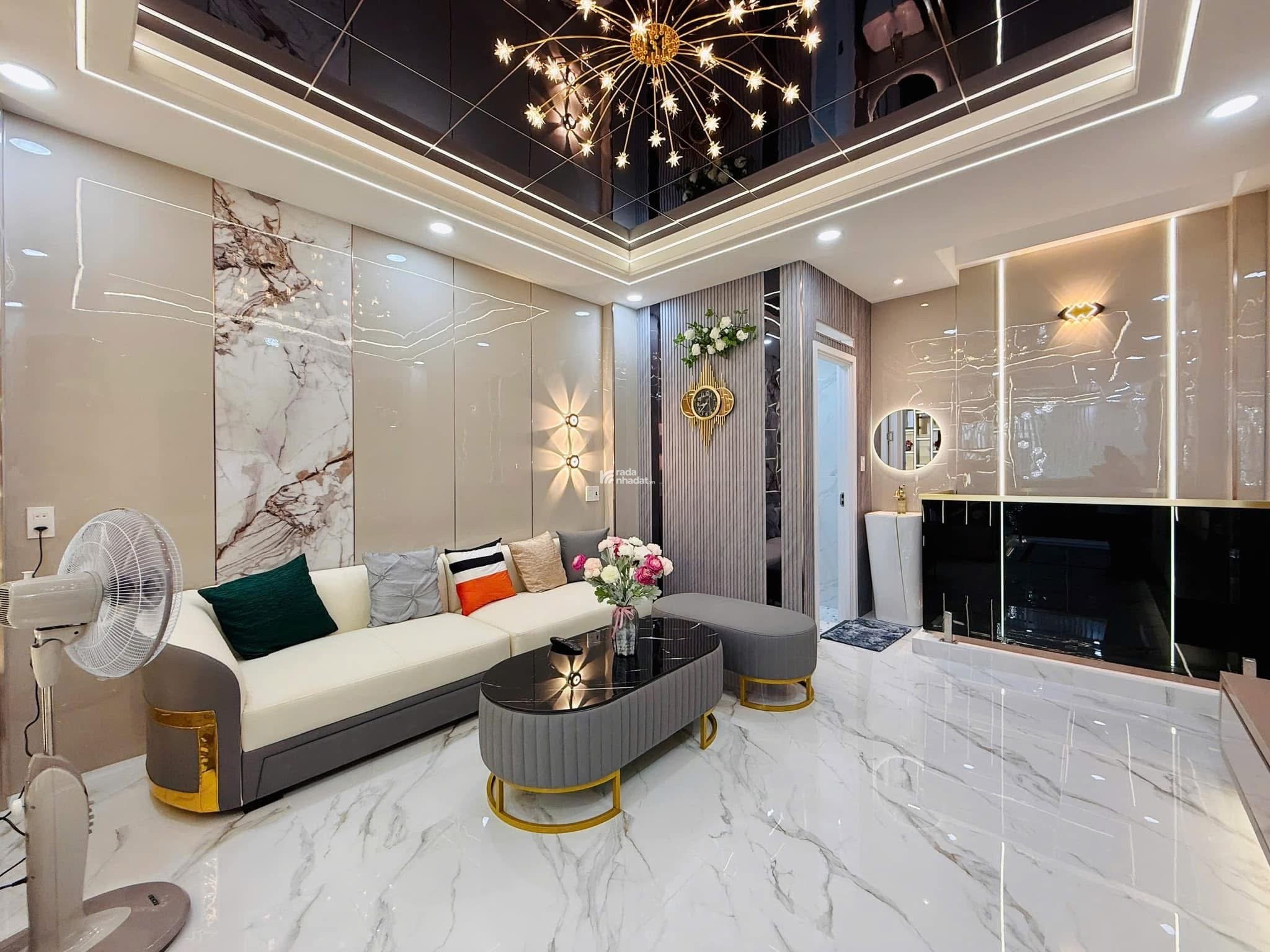 NHÀ PHỐ CHUẨN ÂU - XE HƠI NGỦ TRONG NHÀ - 5 TẦNG Đ.LÊ VĂN THỌ - FULL MỚI 100%