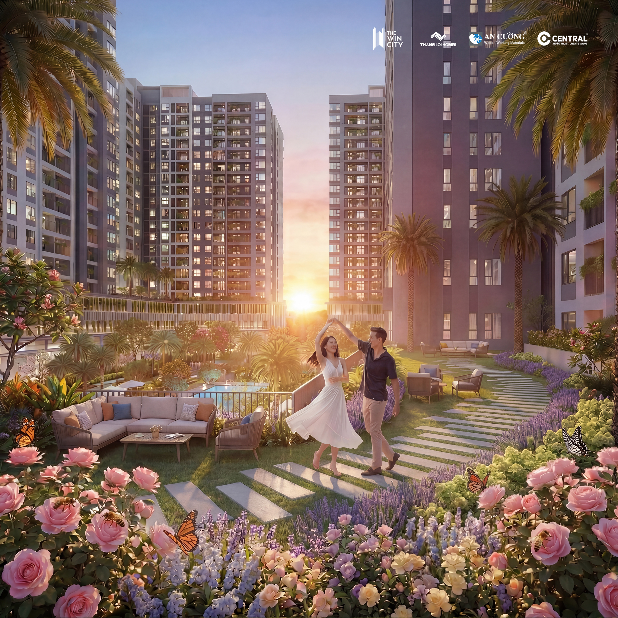CHỈ 1.3 TỶ CÓ NGAY CĂN HỘ  FULL NỘI THẤT AN CƯỜNG TẠI THE WIN CITY!