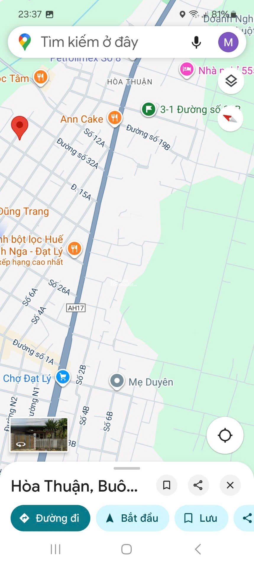 Mua đất tặng nhà khu hoà thuận p. tân an buôn mê Thuột 