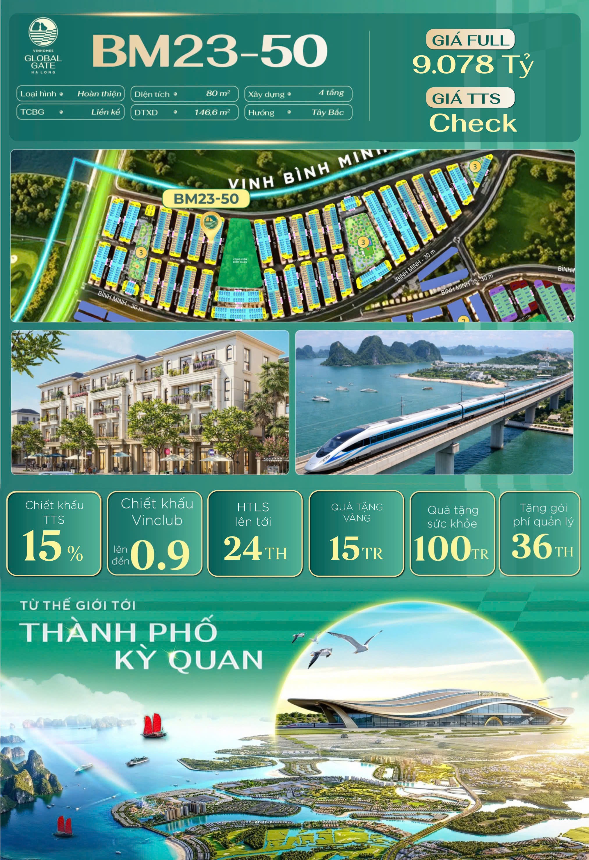 Cập nhật quỹ độc quyền siêu hot Vinhome Hạ Long