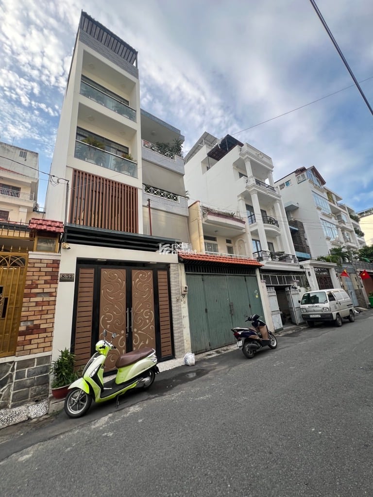 NHÀ 5 TẦNG MỚI ĐẸP - 81M2 - 6PN - HẺM RỘNG 10M THÔNG - KHU VIP TÂN BÌNH - 17 TỶ 500