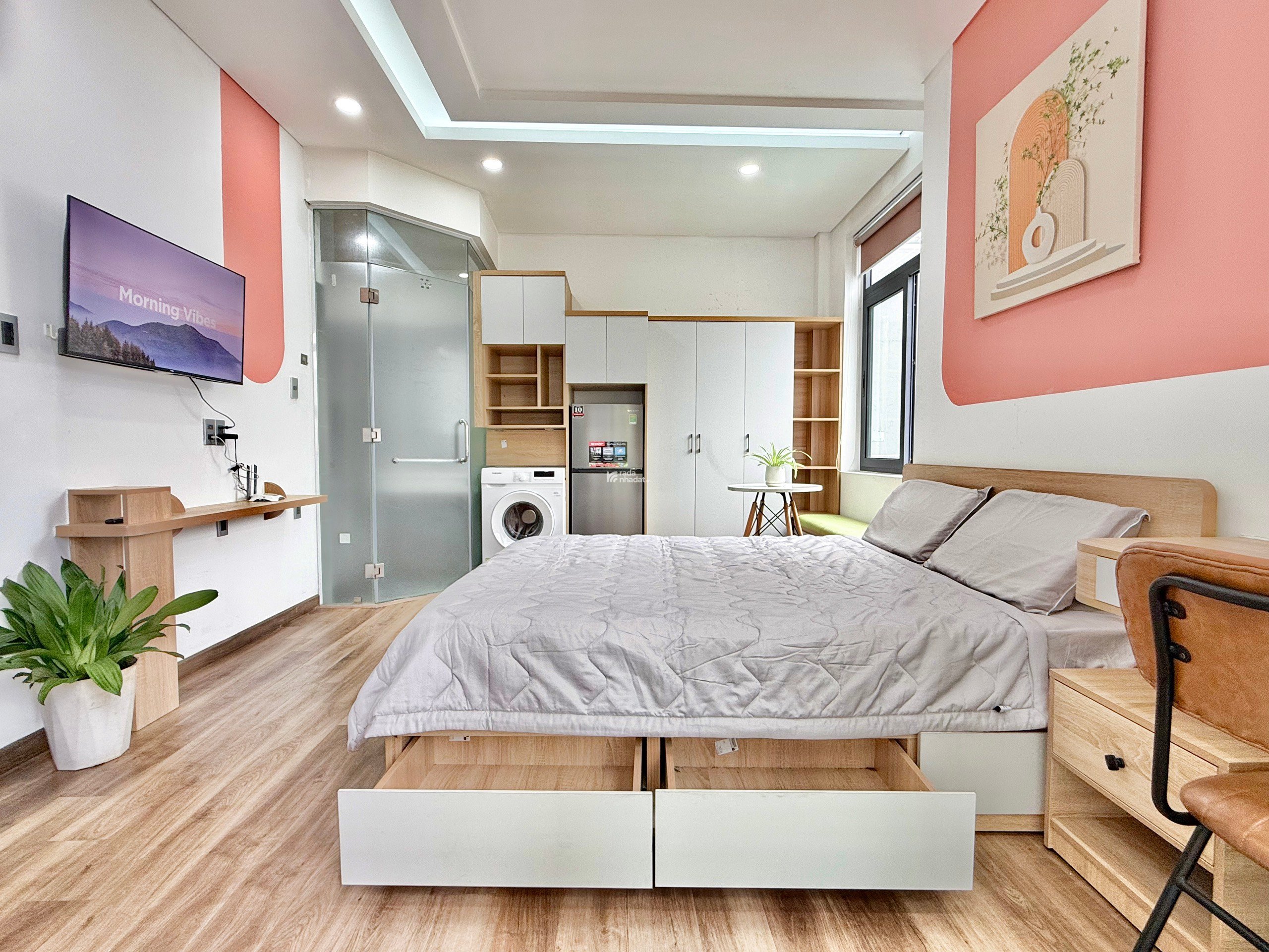 Căn Hộ Ban Công Quận 3 Gần Vòng Xoay Dân Chủ, Công viên Lê Thị Riêng