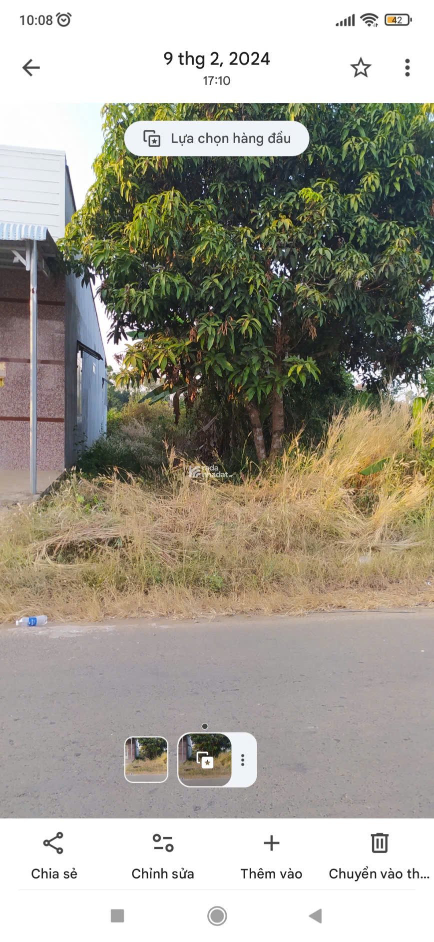 Bán nền đất MT Đường Mới Xã Thanh Sơn H.Đinh Quán T. Đồng Nai 6,5mx27m 320 triêu