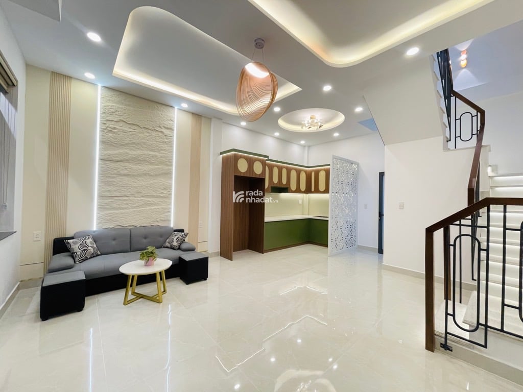 NHÀ 4 TẦNG MỚI ĐẸP - 43M2 (5.3x8) - 3PN - GẦN NHÀ GA T3  -  FULL NỘI THẤT -  5 TỶ 900