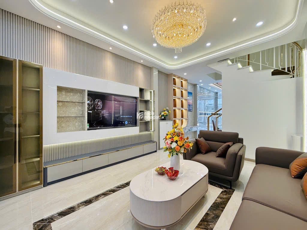Bán gấp nhà Smart home 4 tầng Lê Văn Thọ  P13  Gò Vấp  Hẻm 5m  4x16m  Giá 7.9Tỷ