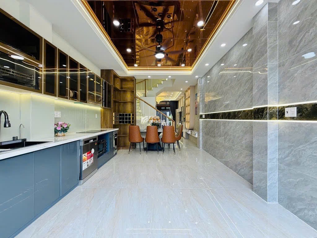 Bán gấp nhà Smart home 4 tầng Lê Văn Thọ  P13  Gò Vấp  Hẻm 5m  4x16m  Giá 7.9Tỷ