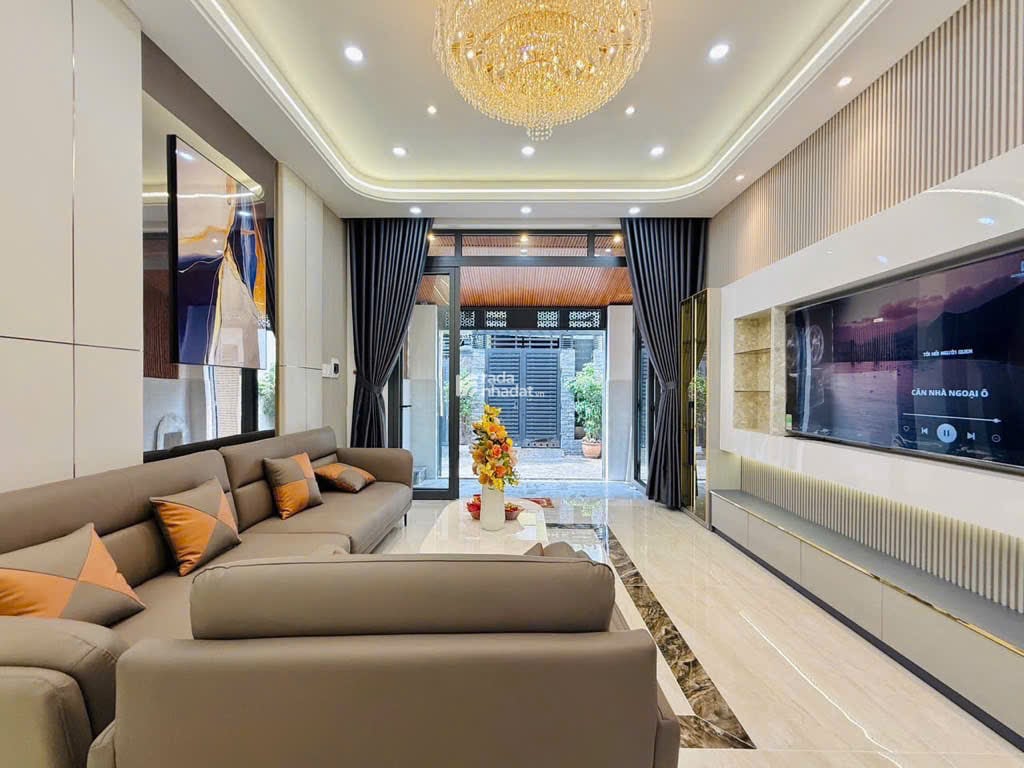 Bán gấp nhà Smart home 4 tầng Lê Văn Thọ  P13  Gò Vấp  Hẻm 5m  4x16m  Giá 7.9Tỷ